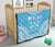 Fiji Premium Quilt - Fiji Coat Of Arms Polynesian Chief Light Blue Version - Polynesian Pride