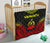 Vanuatu Premium Quilt - Vanuatu Coat Of Arms Polynesian Chief Reggae Version - Polynesian Pride