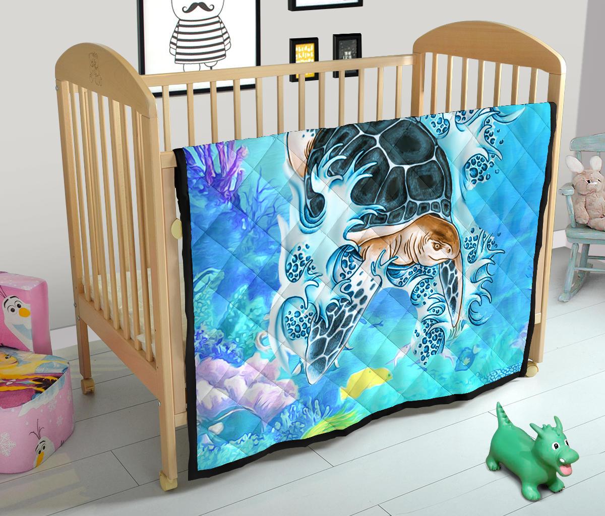 Turtle Cool Premium Quilt - Polynesian Pride