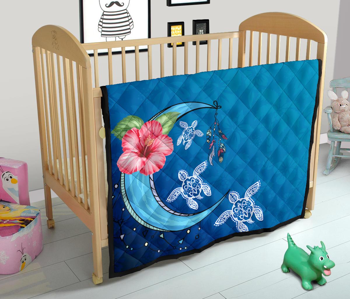 Hawaii Blue Moon Premium Quilt - Polynesian Pride