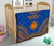Marshall Islands Premium Quilt - Marshall Islands Flag Polynesian Chief BLue Version - Polynesian Pride