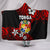 Mate Ma'a Tonga Rugby Hooded Blanket Polynesian Unique Vibes - Red Hooded Blanket - Polynesian Pride