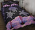 Hawaii Map Turtle Hibiscus Polynesian Luxury Personalized Quilt Bed Set - Honu Ohana - Purple - Polynesian Pride