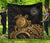 American Samoa Polynesian Premium Quilt - Polynesian Turtle Golden - Polynesian Pride