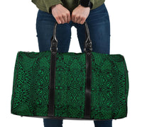 Polynesian Lauhala Mix Green Hawaii Travel Bag Travel Bag One size Green - Polynesian Pride