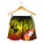 Tonga Custom Personalised Women's Shorts - Humpback Whale with Tropical Flowers (Yellow) - Polynesian Pride