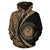 Hawaii Polynesian Zip up Hoodie Golden Circle Style - Polynesian Pride