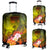 Fiji Custom Personalised Luggage Covers - Humpback Whale with Tropical Flowers (Yellow) - Polynesian Pride