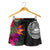 American Samoa All Over Print Women's Shorts - Polynesian Hibiscus Pattern - Polynesian Pride