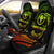 Polynesian Hawaii Custom Personalised Car Seat Covers - Reggae Tribal Wave Universal Fit Reggae - Polynesian Pride