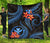 Polynesian Hawaii Premium Quilt - Blue Plumeria BLUE - Polynesian Pride