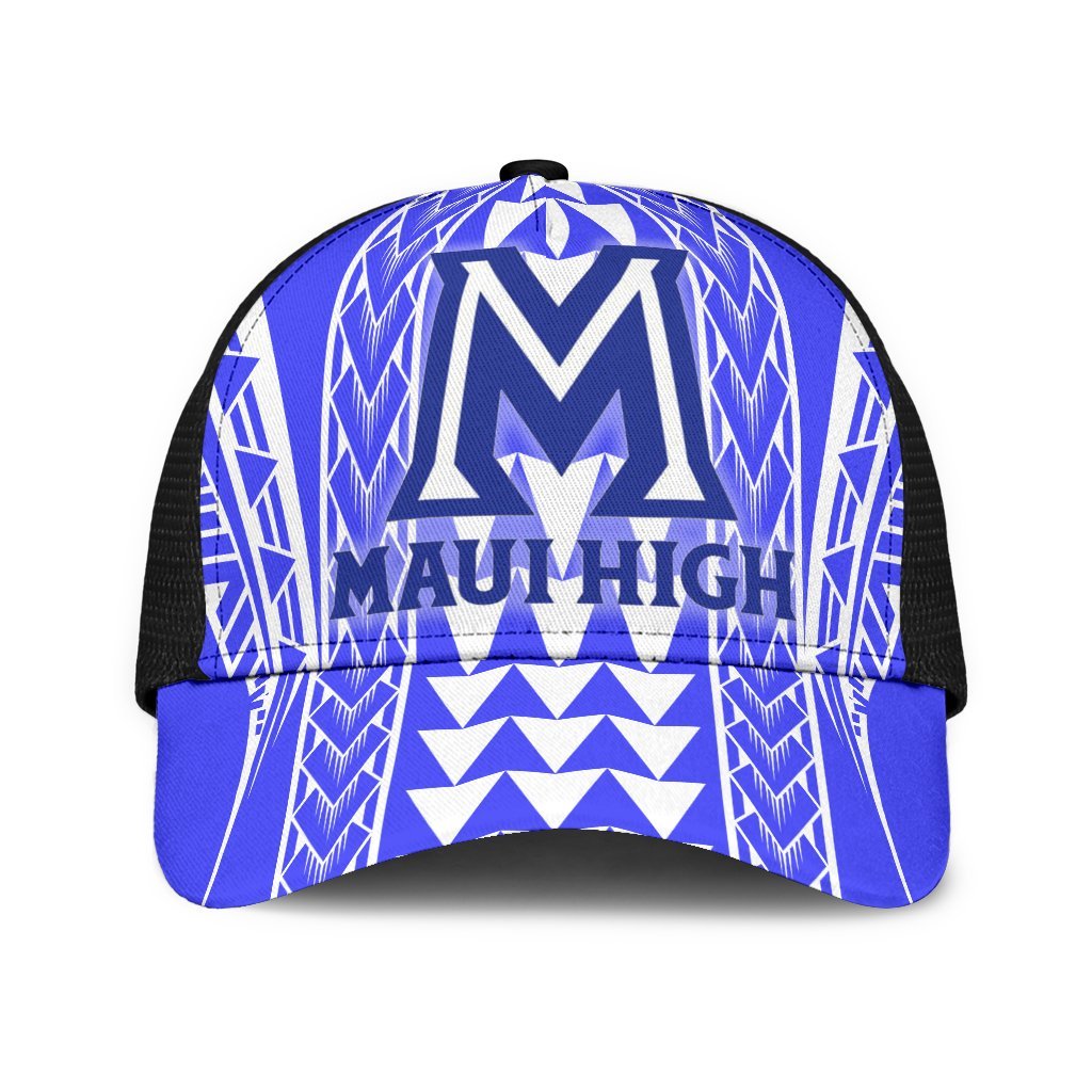 Hawaii - Maui High Mesh Back Cap - AH Mesh Back Cap Universal Fit Art - Polynesian Pride