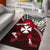 Dab Trend Style Rugby Area Rug Wallis and Futuna Red - Polynesian Pride