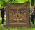 Hawaii Polynesian Mauna Kea Premium Quilt Gold Gold - Polynesian Pride