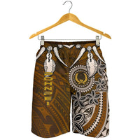 Pohnpei Men's Shorts - Polynesian Boar Tusk - Polynesian Pride