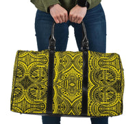 Polynesian Symmetry Yellow Hawaii Travel Bag Travel Bag One size Yellow - Polynesian Pride