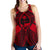 Guam Polynesian Women's Racerback Tank - Red Guam Coat Of Arms Polynesian Tattoo - Polynesian Pride