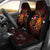 Kosrae Polynesian Car Seat Covers - Legend of Kosrae (Red) Universal Fit Red - Polynesian Pride