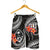 Guam Polynesian Men Shorts - Black Plumeria - Polynesian Pride