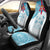 Fiji Polynesian Car Seat Covers - Fiji Flag with Coat of Arms Universal Fit Blue - Polynesian Pride