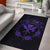 Hawaii Kanaka Turtle Hibiscus Polynesian Rug - Anthea Style Purple Purple - Polynesian Pride