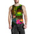 Samoa Polynesian Personalised Men's Tank Top - Hibiscus and Banana Leaves - Polynesian Pride