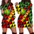 Hawaii Hoodie Dress - Hawaii Kanaka Maoli Flag Women's Th5 Black - Polynesian Pride