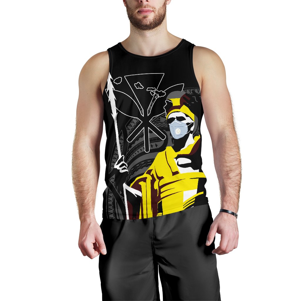 Hawaii Stay At Home King Men's Tank Top - Polynesian Pride
