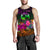 Tonga Polynesian Personalised Men's Tank Top - Summer Hibiscus - Polynesian Pride