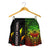 American Samoa Women's Shorts - AS Seal Rocket Style (Reggae) - Polynesian Pride