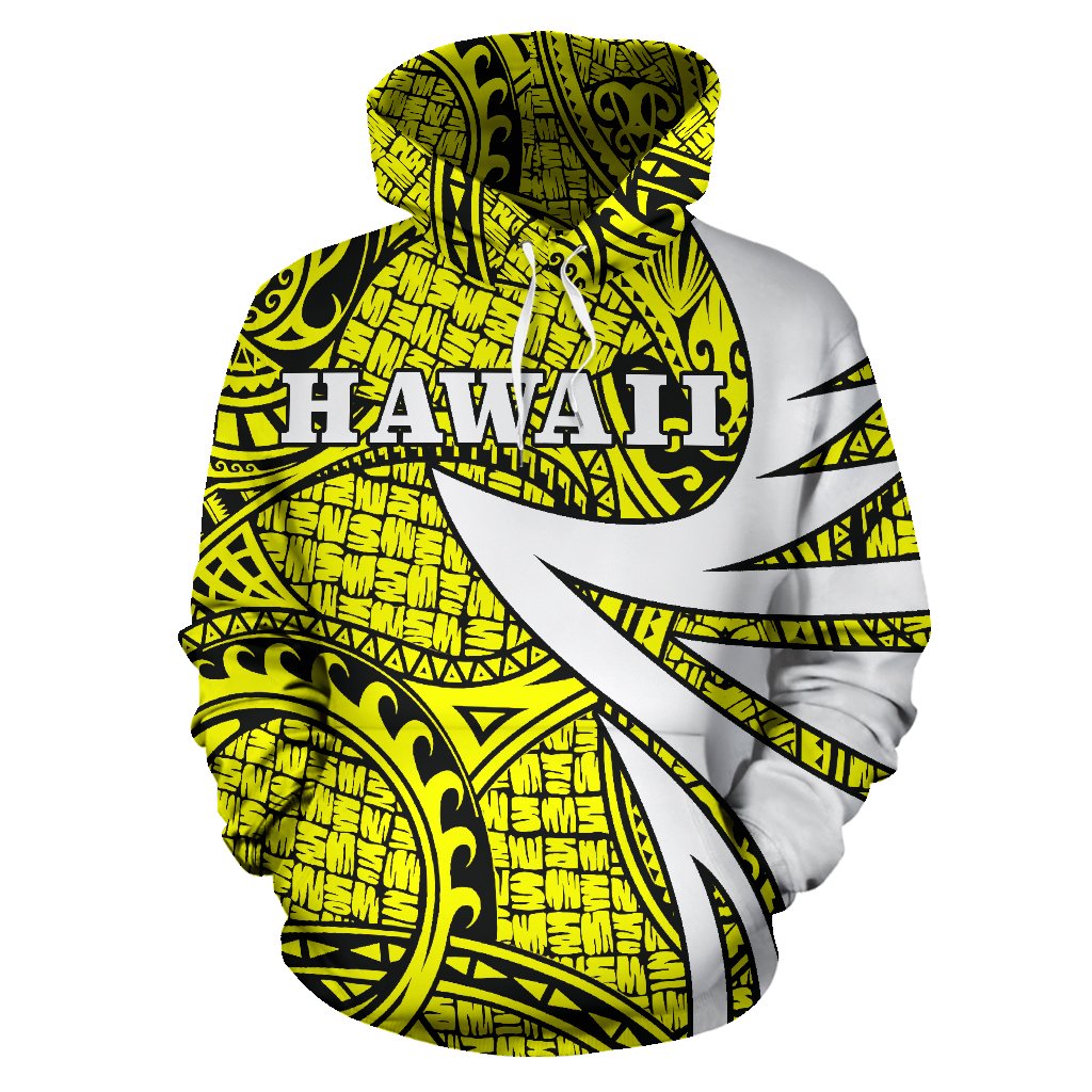 Hawaii Turtle Polynesian Hoodie Warrior Style - Polynesian Pride