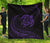 Hawaii Turtle Premium Quilt - Purple - Frida Style Black - Polynesian Pride