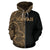 Polynesian Madame Pele Mauna Kea Hawaii Zip Hoodie The Half Gold - Polynesian Pride