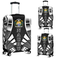 Nauru Luggage Cover - Polynesian Tattoo Black Black - Polynesian Pride