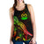 Vanuatu Polynesian Women Tank Top - Turtle With Blooming Hibiscus Reggae - Polynesian Pride