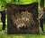 Hawaii Premium Quilt - Turtle Strong Pattern Hibiscus Plumeria Gold AH Gold - Polynesian Pride