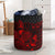 Fiji Laundry Basket - Polynesian Turtle Hibiscus Red Laundry Basket One Size Red - Polynesian Pride