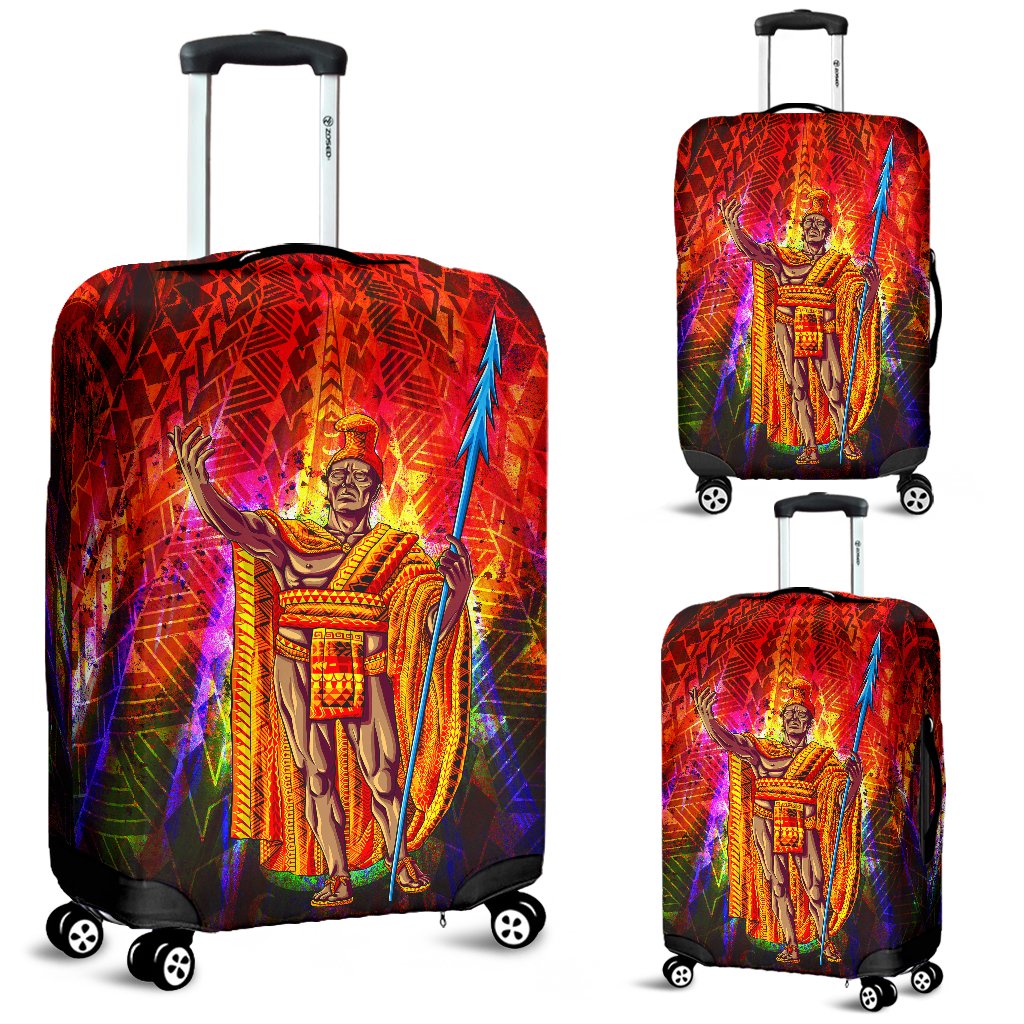 Hawaii Luggage Covers - Hawaii King Polynesian Patterns Color - Polynesian Pride