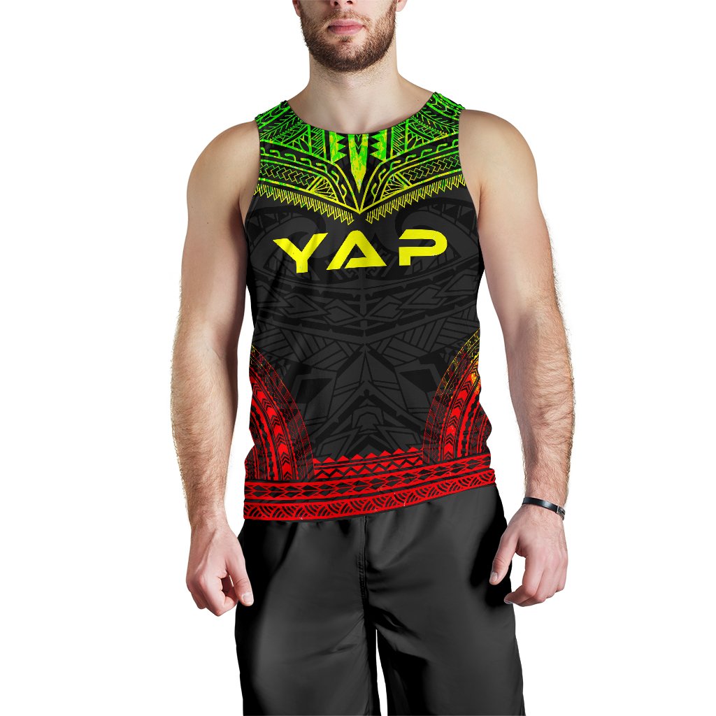 Yap Men's Tank Top - Polynesian Chief Reggae Version Reggae - Polynesian Pride