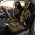 Hawaii Turtle Map Polynesian Car Seat Covers - Gold - Circle Style - Polynesian Pride