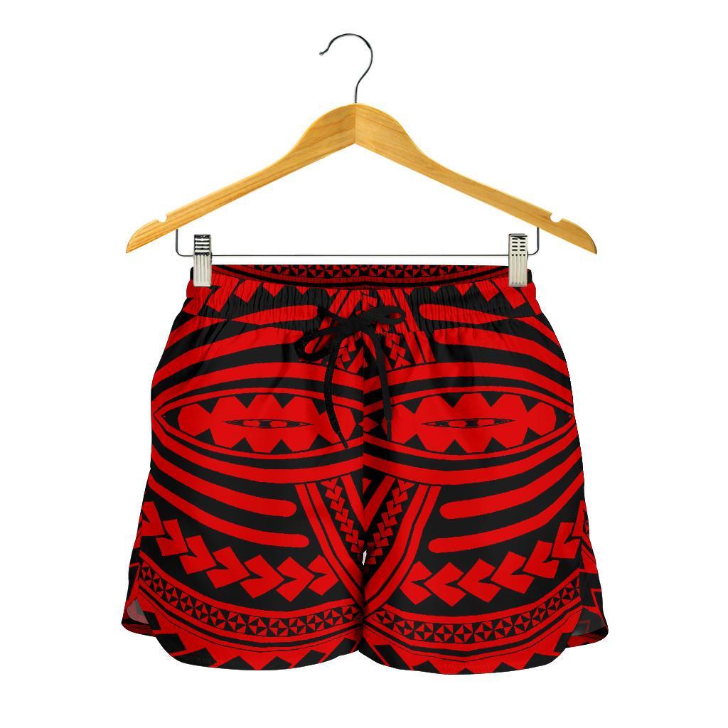 Polynesian Seamless Red Women's Short - Polynesian Pride