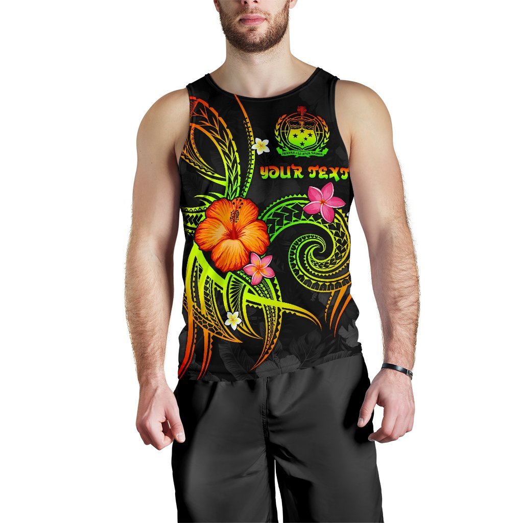 Polynesian Hawaii Personalised Men's Tank Top - Legend of Samoa (Reggae) - Polynesian Pride