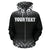 Wallis and Futuna All Over Custom Zip up Hoodie Black Fog Style - Polynesian Pride