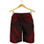 Tuvalu Men's Shorts - Polynesian Chief Red Version - Polynesian Pride