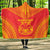 Marquesas Islands Flag Polynesian Chief Hooded Blanket Hooded Blanket Red - Polynesian Pride