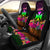 Wallis and Futuna Personalised Car Seat Covers - Summer Hibiscus Universal Fit Reggae - Polynesian Pride