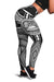 Polynesian Leggings - American Samoa Coat Of Arm With Poly Patterns - Polynesian Pride