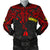 Polynesian Hawaii Men's Bomber Jacket - Polynesian Whale Tail Red - Polynesian Pride