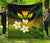 Kanaka Maoli (Hawaiian) Premium Quilt, Polynesian Plumeria Banana Leaves Reggae Reggae - Polynesian Pride