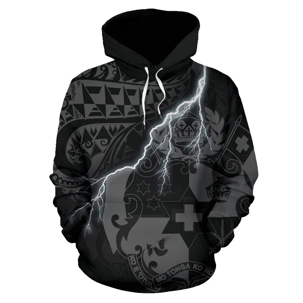 Tonga Polynesian Hoodie Lighting Thunder - Polynesian Pride